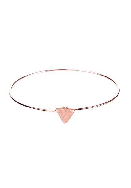 Mint Triangle Bangle - Oro Donna Bangle (H7067)